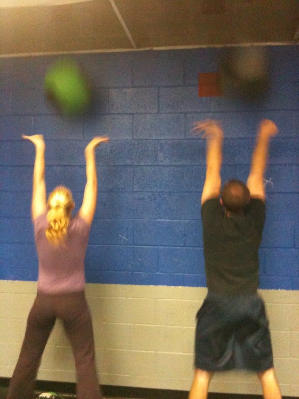 Kristin and Clayton Wall-Balls, Smashby Training, CrossFit Lakewood, CrossFit in Denver, CrossFit, Karen