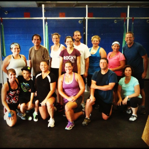 CrossFit, CrossFit Lakewood, Smashby Training, Group Shot, Sunday Funday 8-5-12